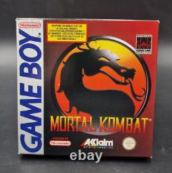 Mortal Kombat Nintendo Gameboy Complete PAL CIB Very Good Condition