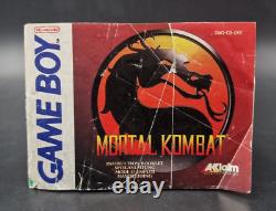 Mortal Kombat Nintendo Gameboy Complete PAL CIB Very Good Condition