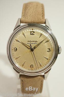 Movado Automatic Steel In Very Good Condition, Second Central, 50s