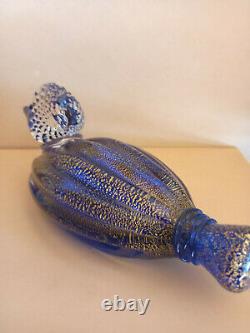 Murano Glass Duck (italy) Gold Powder (year 50/ 60) Very Good Condition
