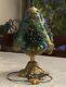 Murano Glass Grappe Raisins Lamp With Bronze Foot Very Good Condition