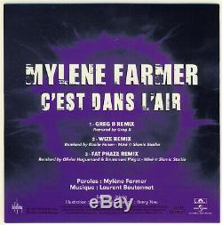 Mylene Farmer CD Promo Club Remixes It's In The Air ++ ++ Very Good Condition
