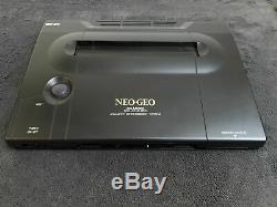 Neo Geo Aes Console Pack + 2 + Stick Memory Card Jap Very Good