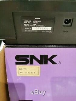 Neo Geo CD In Very Good Condition Box Pack With Two Joysticks