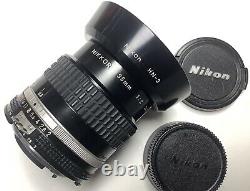 Nikkor 35mm F2 Ai-s For Nikon 'sun-pare Hn-3'nikon Corkscrews. Very Good State