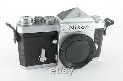 Nikon F Eye-level Tested And Functional Silver Apparatus In Very Bon Status