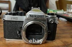 Nikon Fe 2 Very Good Summer, Some Signs Of Wear See Photos