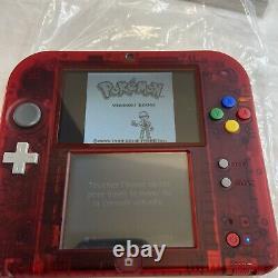 Nintendo 2ds Pokémon Edition Red Version Pre-installed Games Very Good Condition