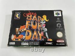Nintendo 64 Conker's Bad Fur Day Eur Very Good Condition