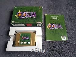 Nintendo 64 Game The Legend Of Zelda Majora's Mask Eur Good Completeness N64