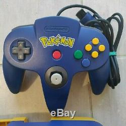 Nintendo 64 Pokemon Pikachu Edition Blue, Full, Very Good