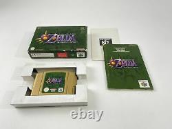 Nintendo 64 The Legend Of Zelda Majora's Mask Eur Very Good Condition