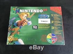 Nintendo 64 Zelda Ocarina Console Of Time Pack Expert Club Pal Very Good Condition