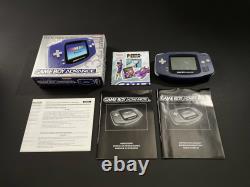 Nintendo Game Boy Advance Console Purple Eur Very Good Condition