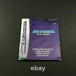 Nintendo Game Boy Advance Metroid Zero Mission Eur Very Good Condition