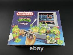 Nintendo Nes Console Pack Teenage Mutant Hero Turtles Fra Very Good Condition