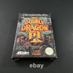 Nintendo Nes Double Dragon III Fra Very Good Condition