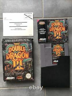 Nintendo Nes Original Game Double Dragon 3 Complete Very Good Condition