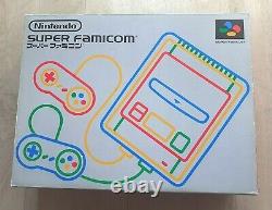 Nintendo Super Famicom Sfc Shvc-001 Console In Full Box Very Good Condition