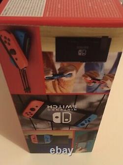 Nintendo Switch Neon Console, 32gb, Blue And Red Joy-con Very Good State