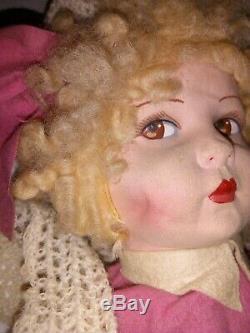 Old Style Doll Lenci 1940, Very Good