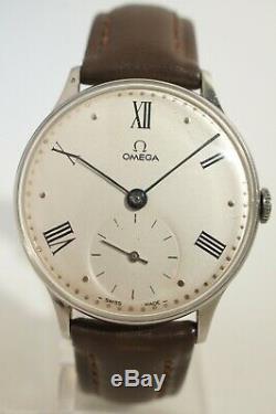 Omega Steel, Caliber 30t2, Very Good Condition, Works Perfectly, 40s