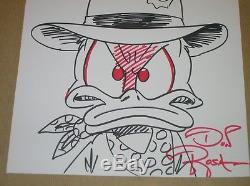 Original Drawing / Donald Sign Don Rosa / Rare / Very Good Condition