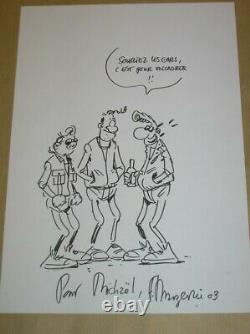 Original Drawing / Lucien Signed Margerin / Rare / Tres Good State