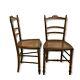 Pair Of Caned Chair Late Nineteenth Very Good Condition