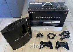 Playstation 3 Ps3 Fat 60 GB Retro Pal Box Compatible Ps1 In Very Good Condition