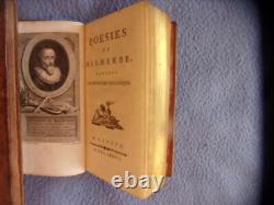 Poems arranged in chronological order Malherbe Very good condition