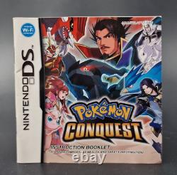 Pokémon Conquest Nintendo DS Complete CIB PAL Very Good Condition