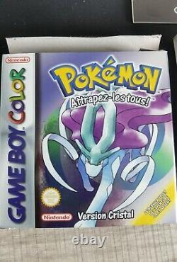 Pokémon Crystal Very Good Condition Game Boy Color Missing Notice