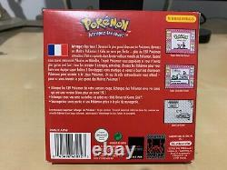 Pokemon Red Version Nintendo Game Boy Game Full Tres Bon French Fr
