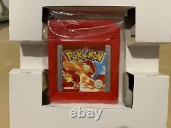 Pokemon Red Version Nintendo Game Boy Game Full Tres Bon French Fr