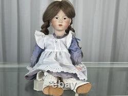 Porcelain Head Doll 40 Cm. Very Good Condition See Photos