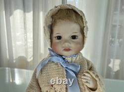 Porcelain Head Doll 43 Cm. Very Good Condition See Photos