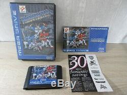Probotector Sega Megadrive Pal Euro Complete Box And Notice Very Good Rare