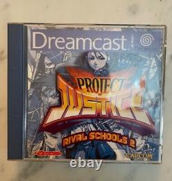 Project Justice Rival School 2 Capcom Dreamcast Pal Very Good Condition