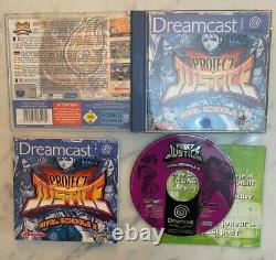 Project Justice Rival School 2 Capcom Dreamcast Pal Very Good Condition