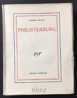 Rare EO 1932 JACQUES DECOUR PHILISTERBURG 1/109 reimposed (Very good condition)