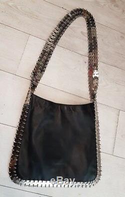 Rare! Paco Rabanne Leather And Steel Bag! / Very Good State / Paco Rabanne