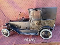 Rare Taxi B2 Tole Toy Andre Citroen Very Good State Complete Cij Jep Cr Jrd