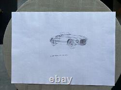 SET OF 34 ILLUSTRATIONS CARS 30.5 x 42.5 IN VERY GOOD CONDITION