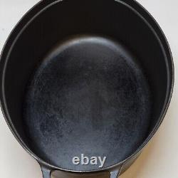 STAUB France Oval Cocotte 33 cm 6.7 liters Black Cast Iron Used Very Good Condition