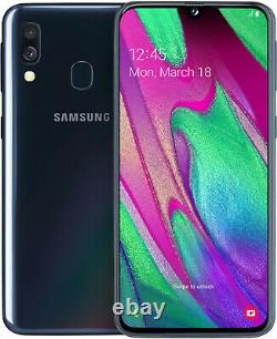 Samsung Galaxy A40 64gb Black Reconditioned Very Good Condition (double Sim)
