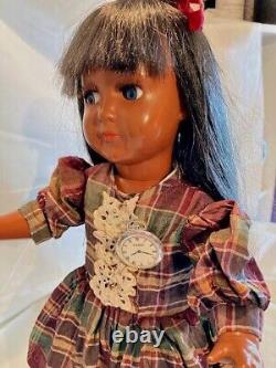 Schildkrot Rare 1953 Old Doll In Very Good Condition 46 CM Natural Hair
