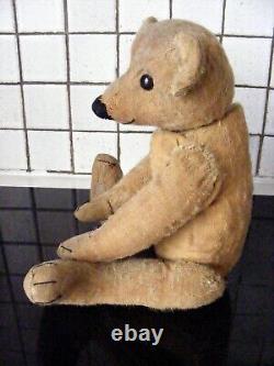 Schubert Bear Very Old All Original In Good Condition Filled Straw Height 40