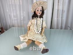 Second-Hand Collectible Baby Doll Porcelain Head 57 cm. Very Good Condition See