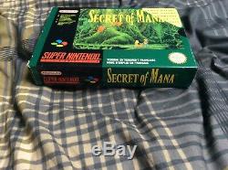 Secret Of Mana Super Nintendo Console Game Very Good Condition With Guide